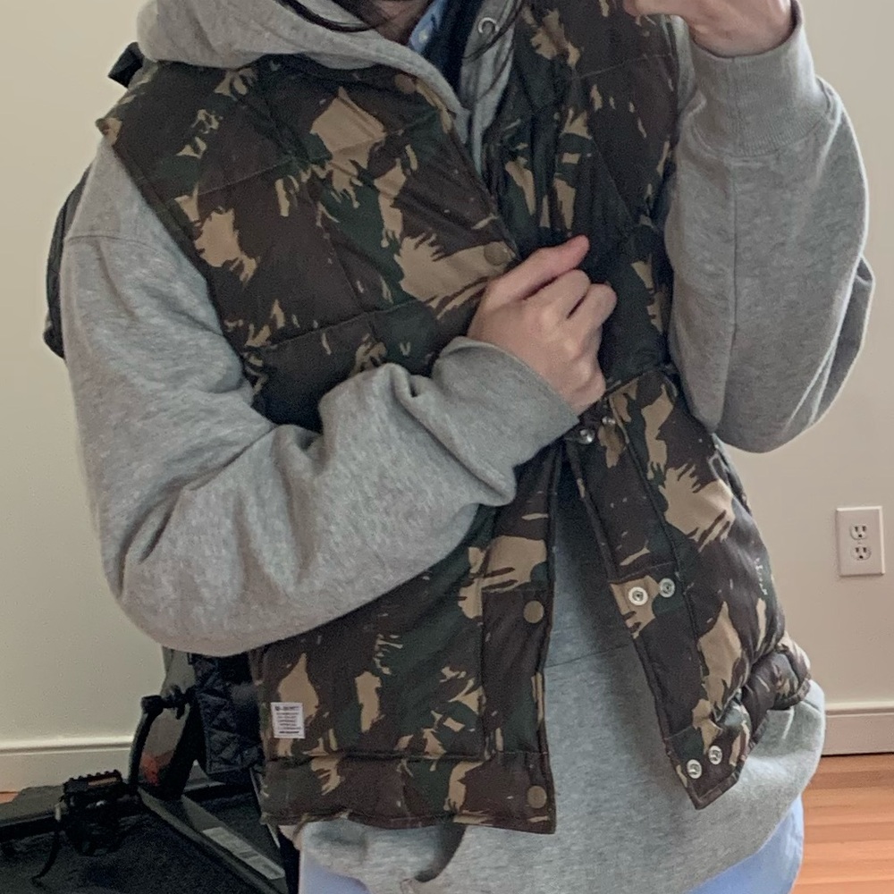 Neighborhood Japan camo down vest S